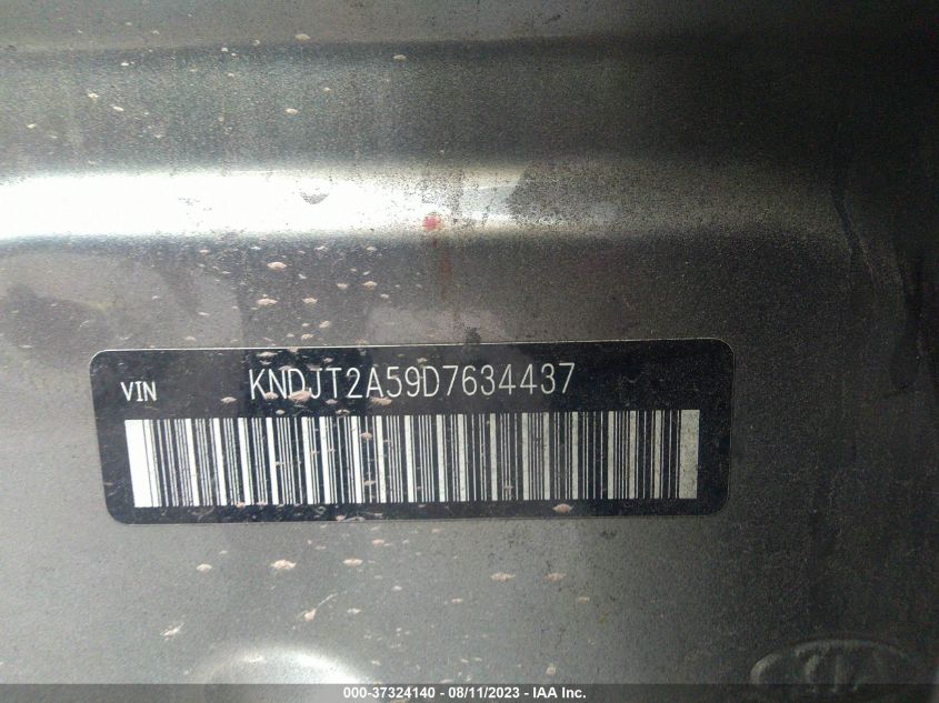 2013 KIA SOUL BASE - KNDJT2A59D7634437