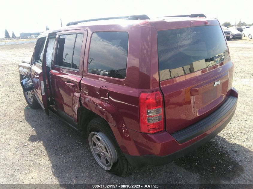 2013 JEEP PATRIOT SPORT - 1C4NJPBA0DD218844