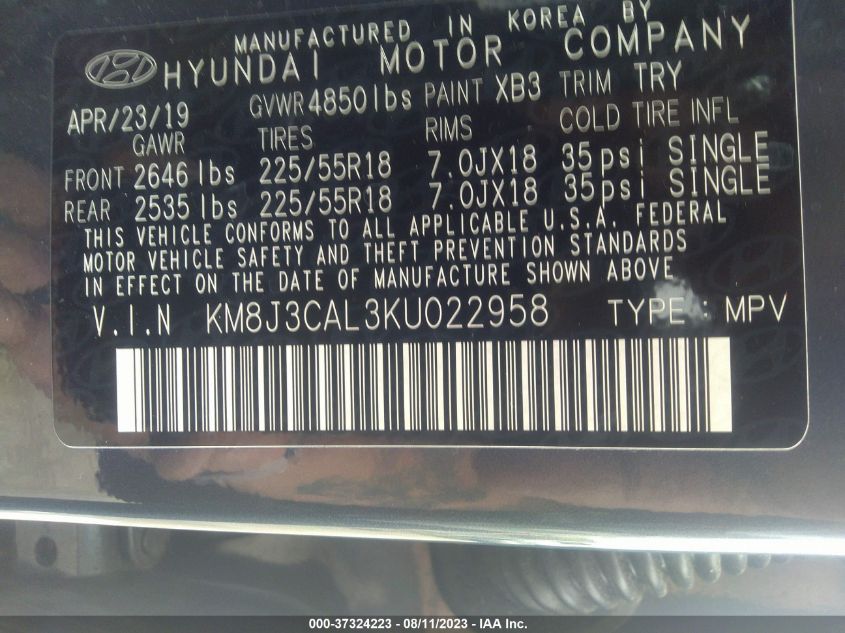 Фото: KM8J3CAL3KU022958 - 9