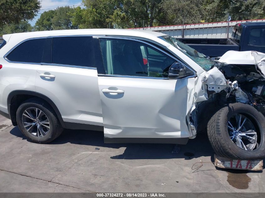 2019 TOYOTA HIGHLANDER LE - 5TDZZRFH7KS337344