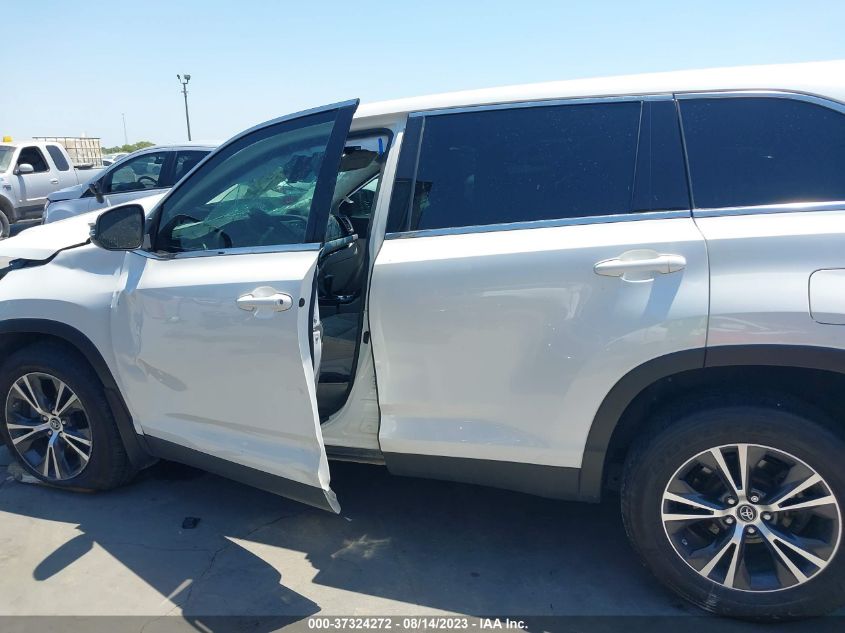 2019 TOYOTA HIGHLANDER LE - 5TDZZRFH7KS337344