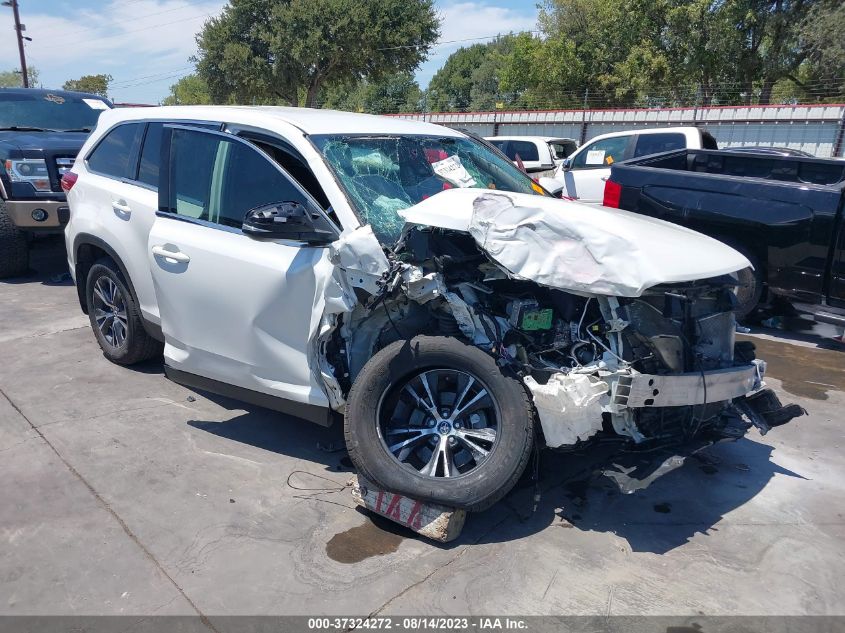 2019 TOYOTA HIGHLANDER LE - 5TDZZRFH7KS337344