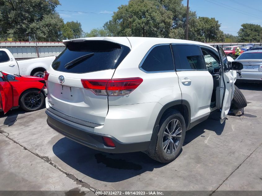 2019 TOYOTA HIGHLANDER LE - 5TDZZRFH7KS337344
