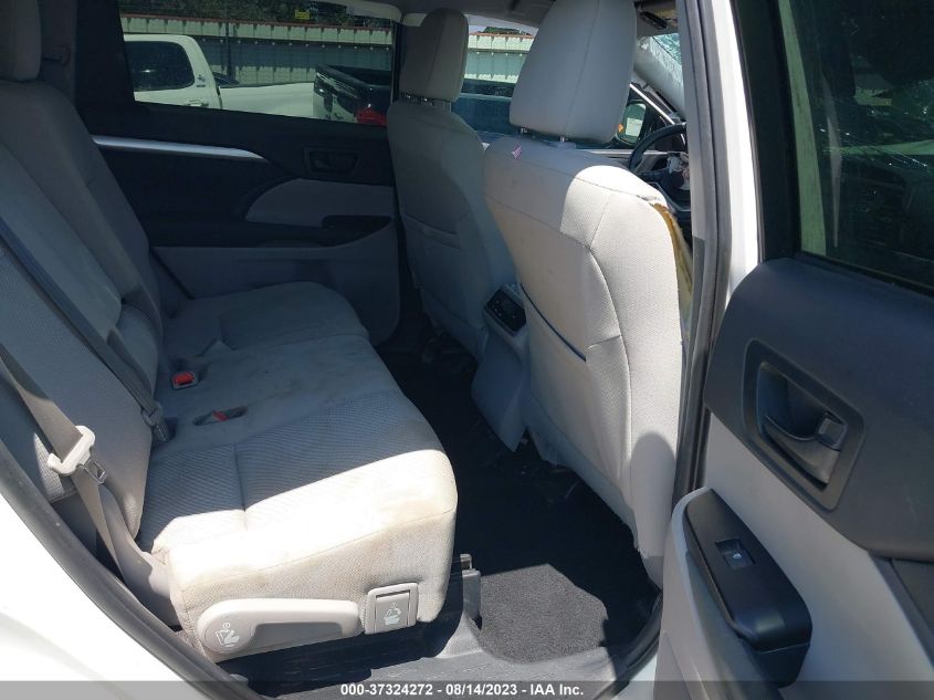 2019 TOYOTA HIGHLANDER LE - 5TDZZRFH7KS337344