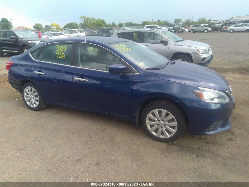 2016 NISSAN SENTRA S - 3N1AB7AP3GY336912