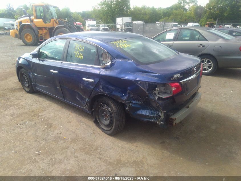 2016 NISSAN SENTRA S - 3N1AB7AP3GY336912