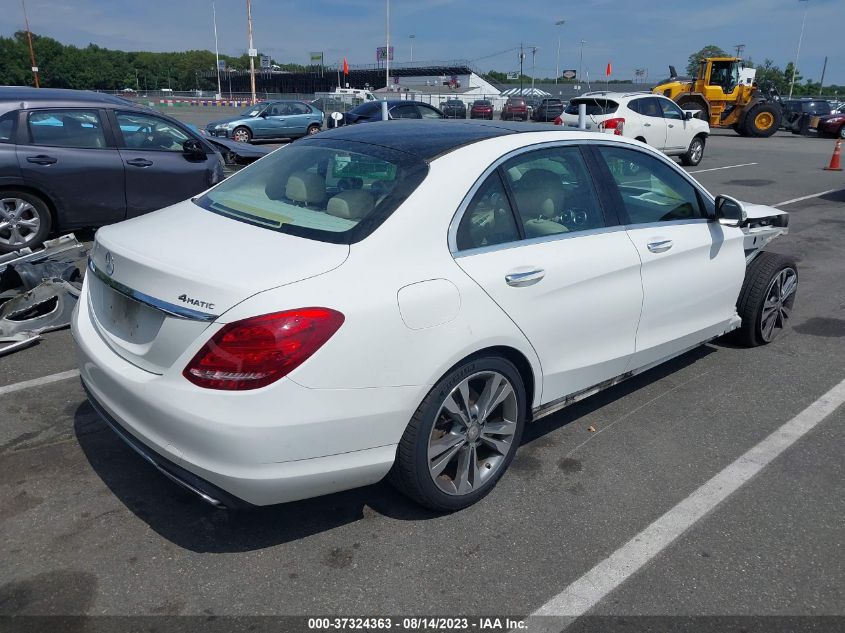 55SWF4KB2FU037106 2015 MERCEDES-BENZ C-CLASS, photo no. 4