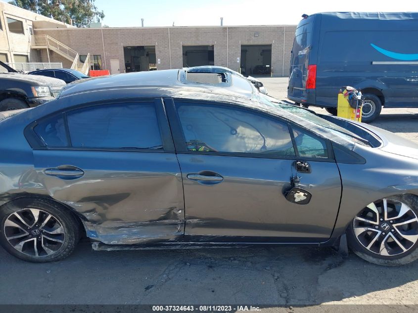 2013 HONDA CIVIC SDN EX-L - 2HGFB2F97DH551020
