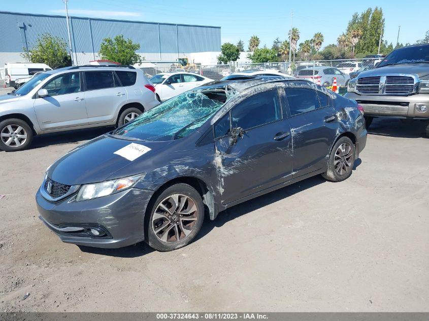 2013 HONDA CIVIC SDN EX-L - 2HGFB2F97DH551020