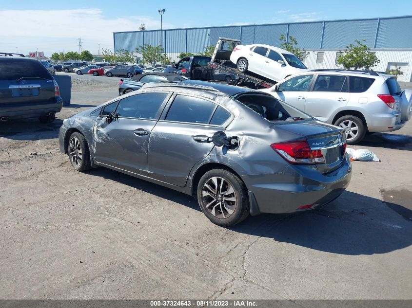 2013 HONDA CIVIC SDN EX-L - 2HGFB2F97DH551020
