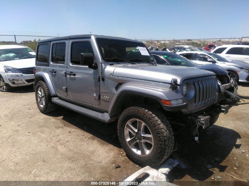 2020 JEEP WRANGLER UNLIMITED SAHARA - 1C4HJXEN2LW135608