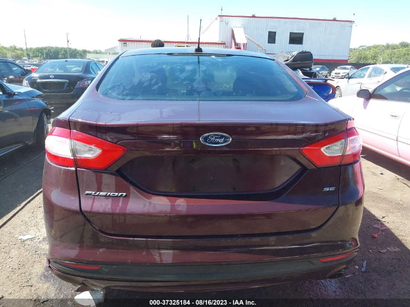 2013 FORD FUSION SE - 3FA6P0H77DR316949