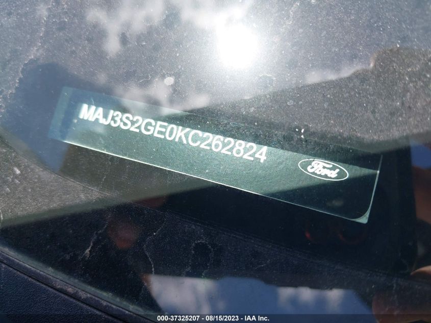 2019 FORD ECOSPORT SE - MAJ3S2GE0KC262824