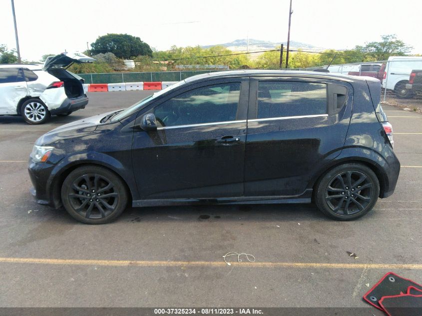 2018 CHEVROLET SONIC LT - 1G1JD6SB0J4104405