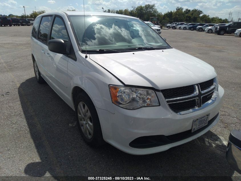 2016 DODGE GRAND CARAVAN SE - 2C4RDGBG0GR105782