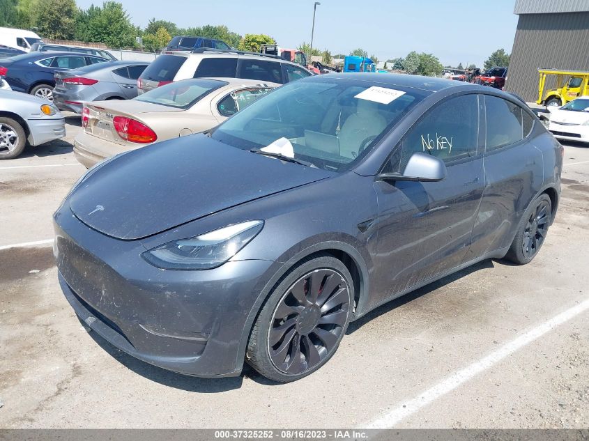 2021 TESLA MODEL Y PERFORMANCE - 5YJYGDEF1MF277248