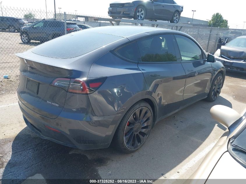 2021 TESLA MODEL Y PERFORMANCE - 5YJYGDEF1MF277248