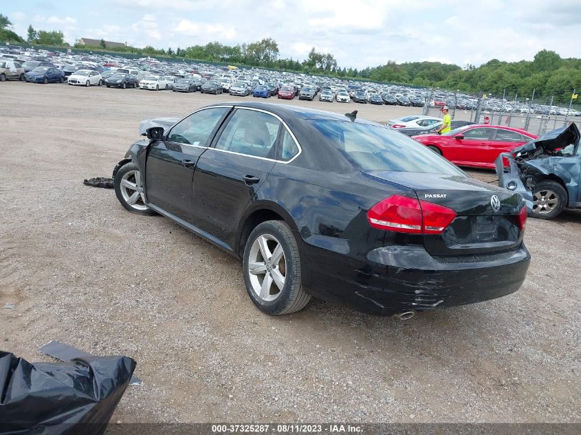 2013 VOLKSWAGEN PASSAT TDI SE W/SUNROOF - 1VWBN7A30DC061149