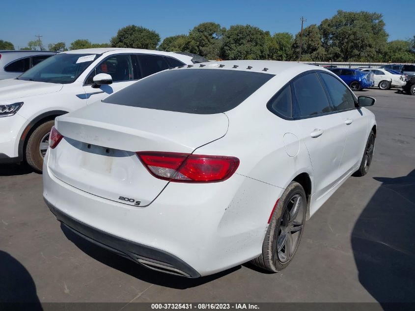 2015 CHRYSLER 200 S - 1C3CCCBG1FN517548