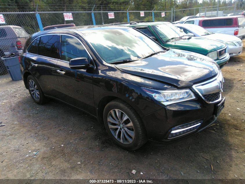 2014 ACURA MDX TECH PKG - 5FRYD4H43EB038271
