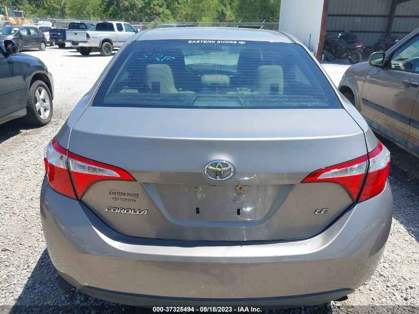 2015 TOYOTA COROLLA L/LE/S/S PLUS/LE PLUS - 2T1BURHE8FC476920