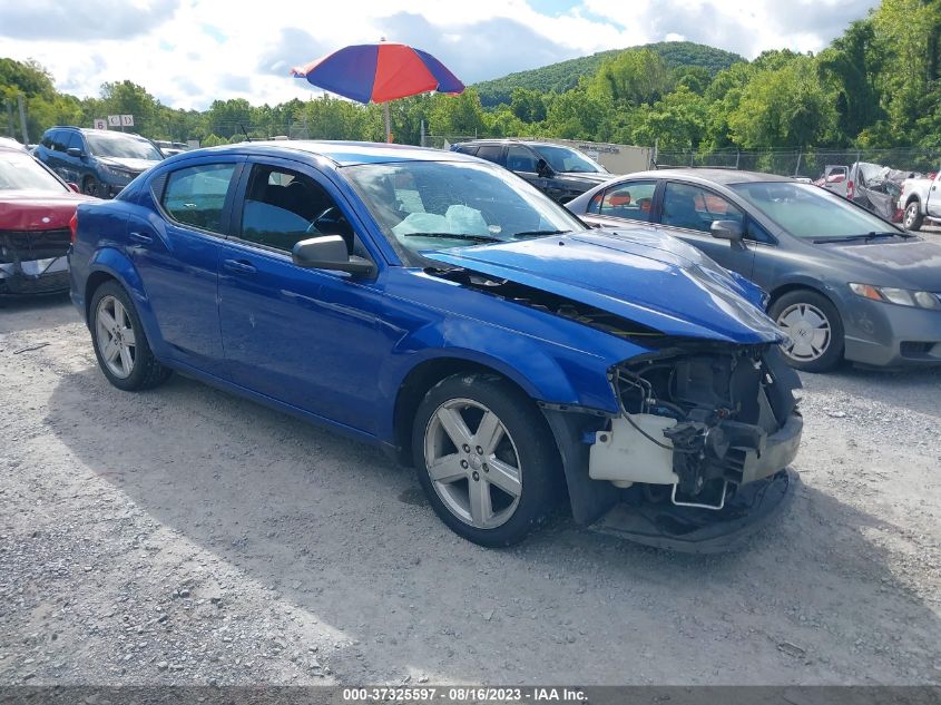 2013 DODGE AVENGER SE - 1C3CDZABXDN607378