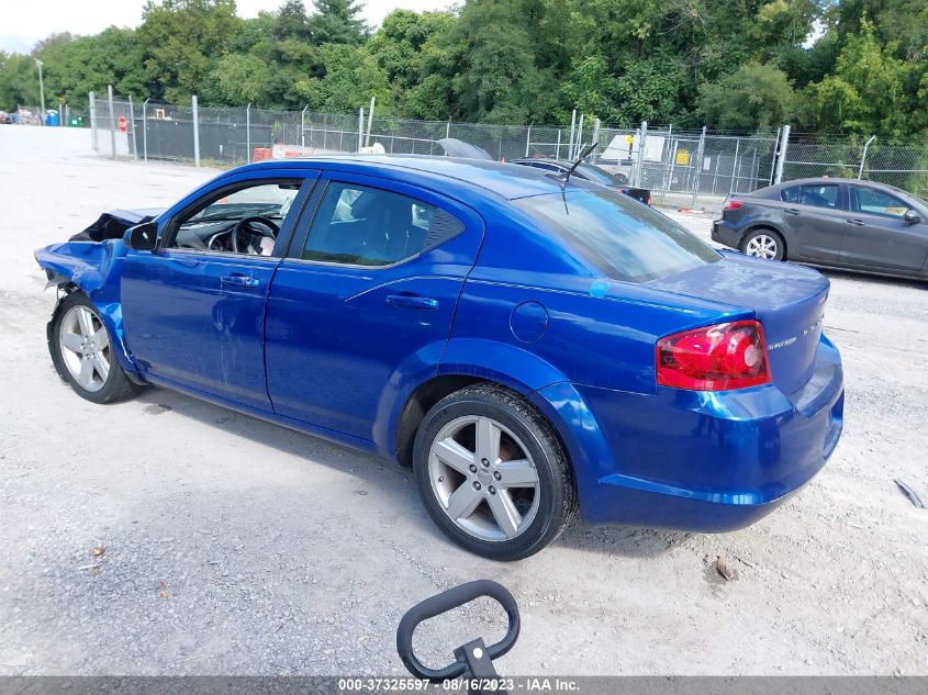 2013 DODGE AVENGER SE - 1C3CDZABXDN607378