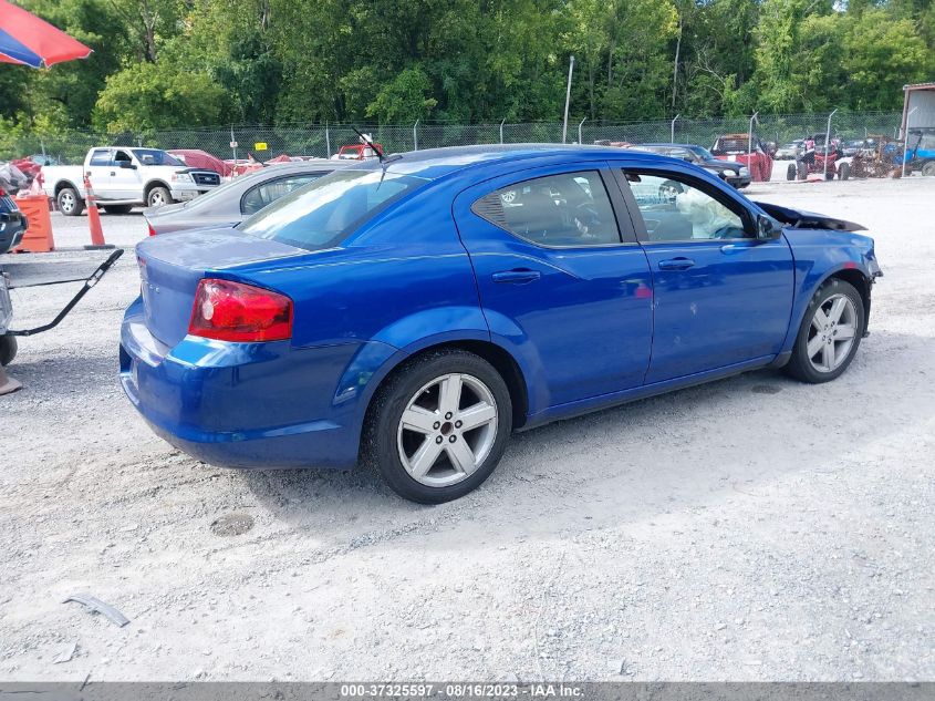 2013 DODGE AVENGER SE - 1C3CDZABXDN607378