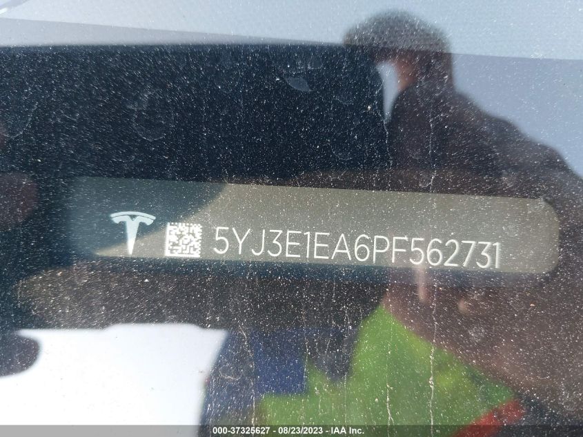 2023 TESLA MODEL 3 - 5YJ3E1EA6PF562731