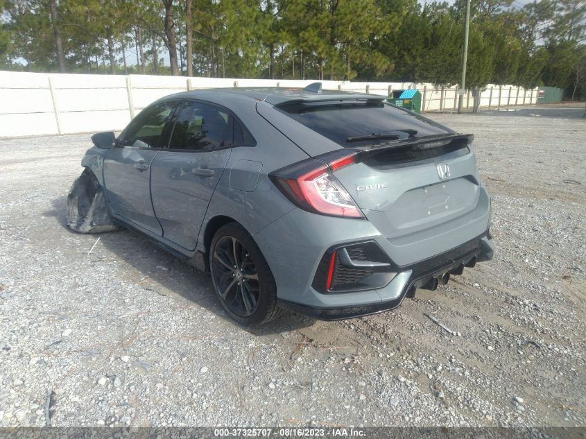 2021 HONDA CIVIC HATCHBACK SPORT - SHHFK7H44MU408124