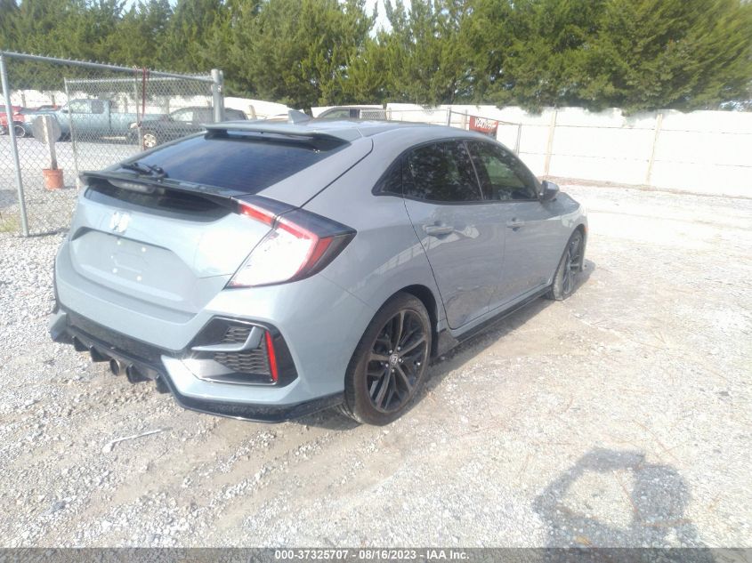 2021 HONDA CIVIC HATCHBACK SPORT - SHHFK7H44MU408124