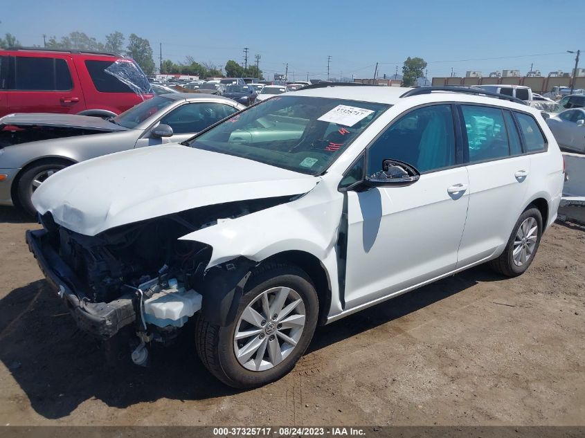 2017 VOLKSWAGEN GOLF SPORTWAGEN S 3VWC17AU2HM501224