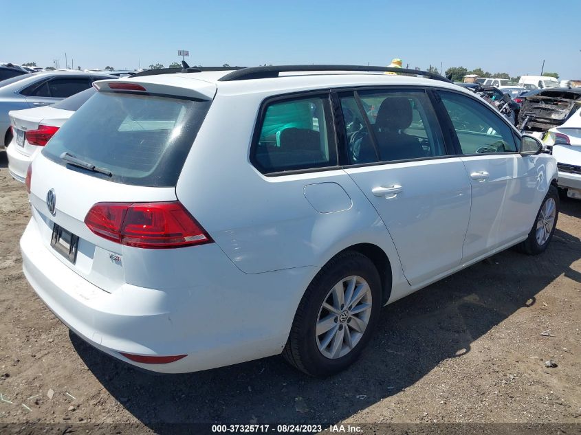 2017 VOLKSWAGEN GOLF SPORTWAGEN S 3VWC17AU2HM501224