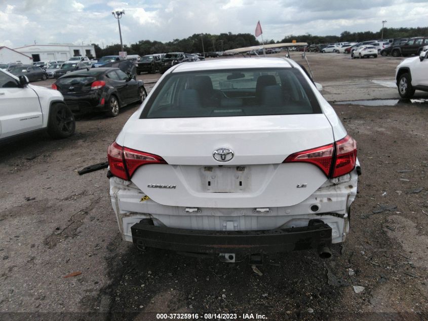 2018 TOYOTA COROLLA L/LE/XLE/SE/XSE - 5YFBURHE2JP741081