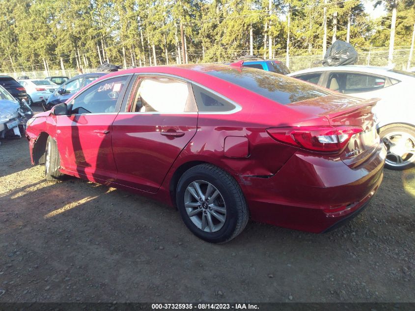 2015 HYUNDAI SONATA 2.4L SE - 5NPE24AF9FH119820