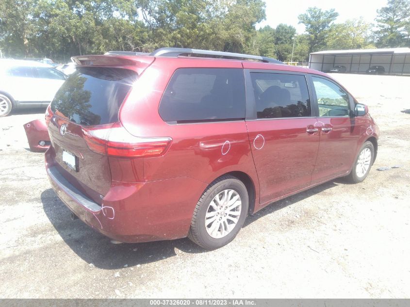 2015 TOYOTA SIENNA XLE/XLE AAS/LTD - 5TDYK3DC9FS581104