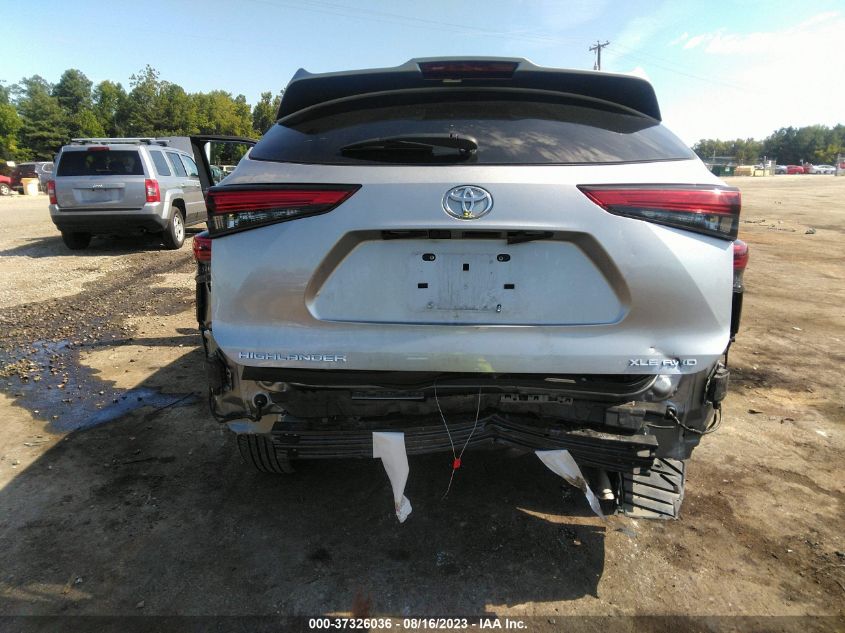 2021 TOYOTA HIGHLANDER XLE - 5TDGZRBH5MS134114