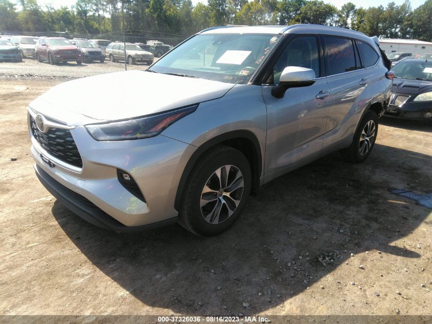 2021 TOYOTA HIGHLANDER XLE - 5TDGZRBH5MS134114