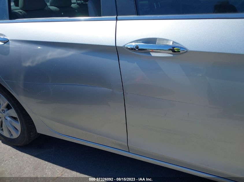 2014 HONDA ACCORD SEDAN EX-L - 1HGCR2F81EA008073