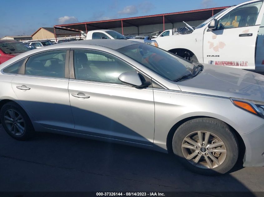 2015 HYUNDAI SONATA 2.4L SE - 5NPE24AF6FH085657