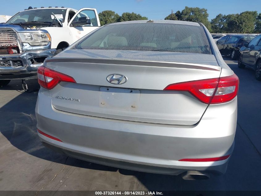 2015 HYUNDAI SONATA 2.4L SE - 5NPE24AF6FH085657