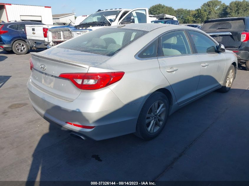 2015 HYUNDAI SONATA 2.4L SE - 5NPE24AF6FH085657