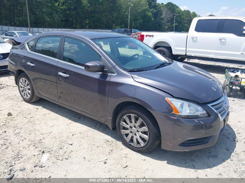 2013 NISSAN SENTRA S - 3N1AB7APXDL767627