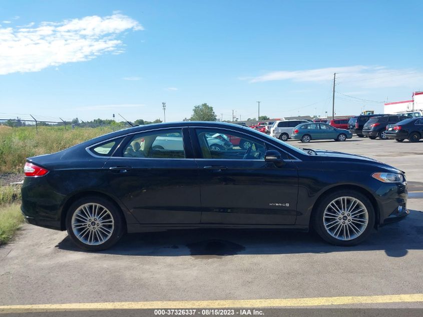 2014 FORD FUSION SE HYBRID - 3FA6P0LU6ER234306