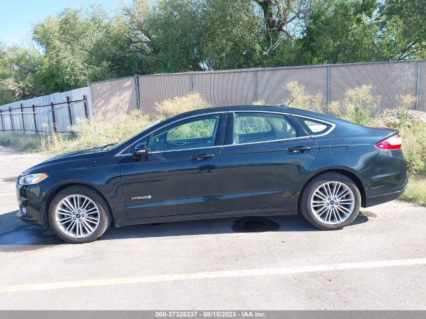 2014 FORD FUSION SE HYBRID - 3FA6P0LU6ER234306