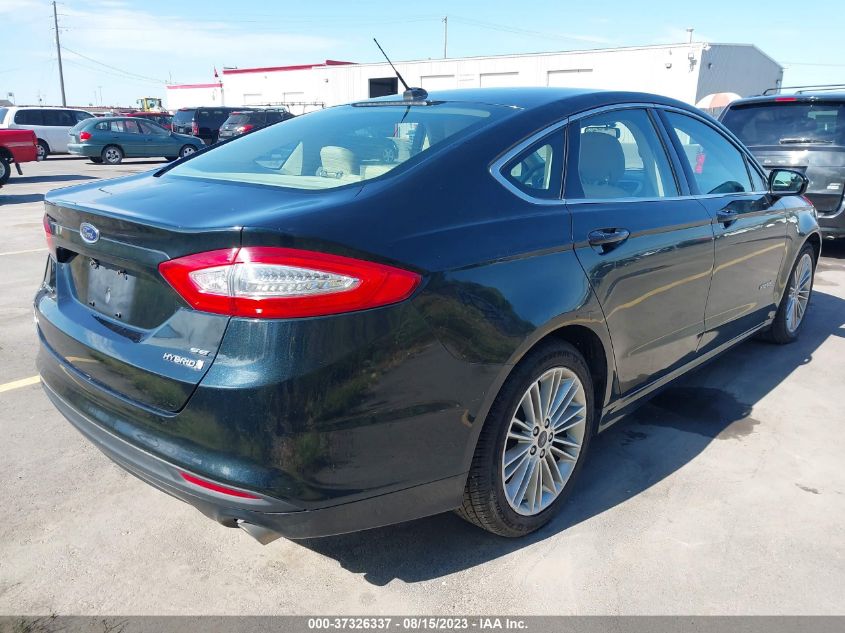 2014 FORD FUSION SE HYBRID - 3FA6P0LU6ER234306