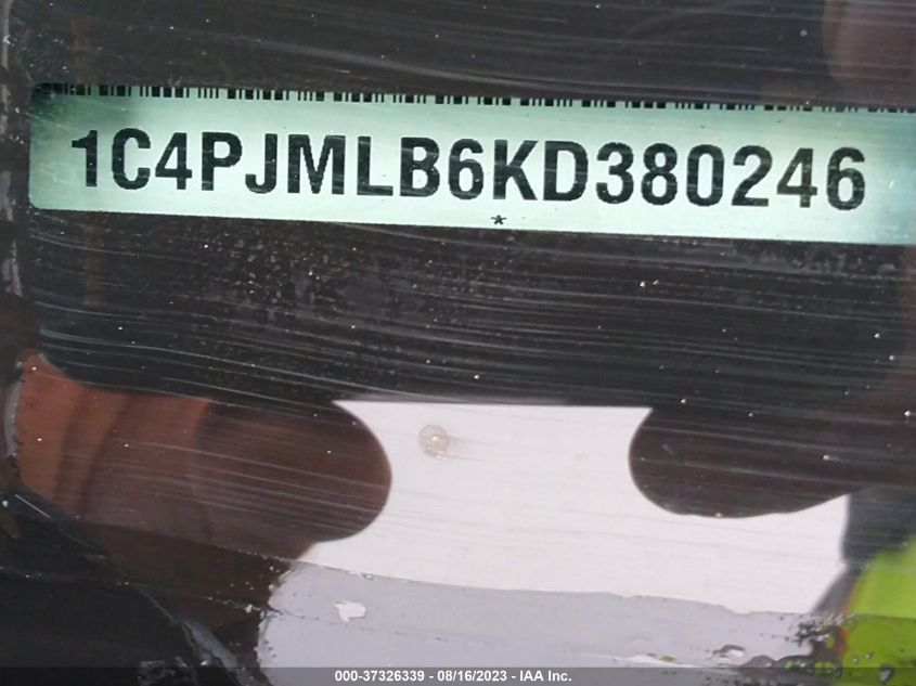 2019 JEEP CHEROKEE LATITUDE PLUS - 1C4PJMLB6KD380246