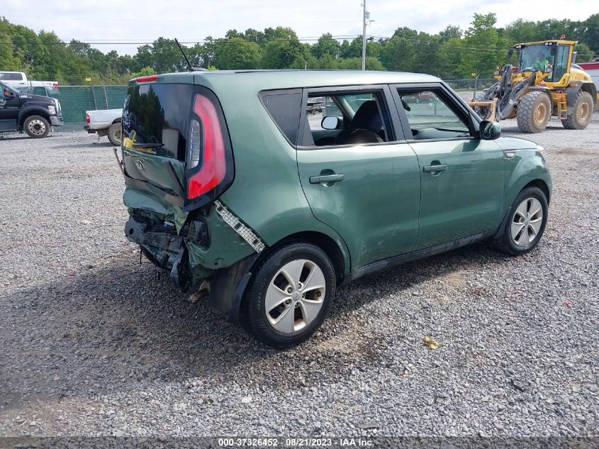 2014 KIA SOUL BASE - KNDJN2A21E7029880
