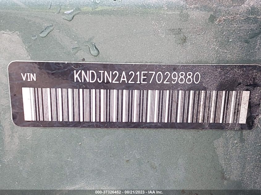 2014 KIA SOUL BASE - KNDJN2A21E7029880