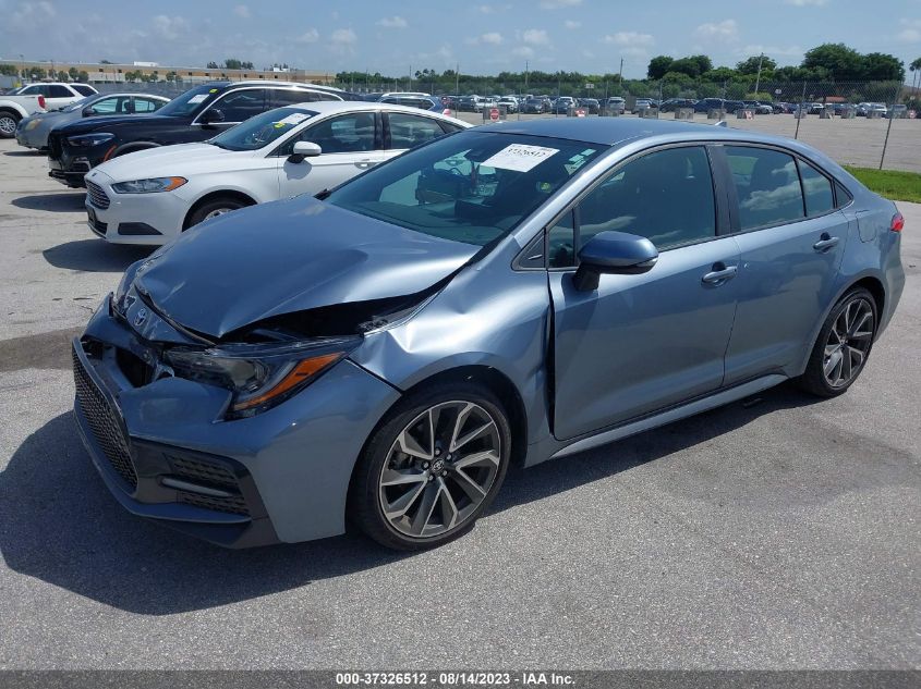 2022 TOYOTA COROLLA SE/NIGHT SHADE - 5YFS4MCE3NP109898